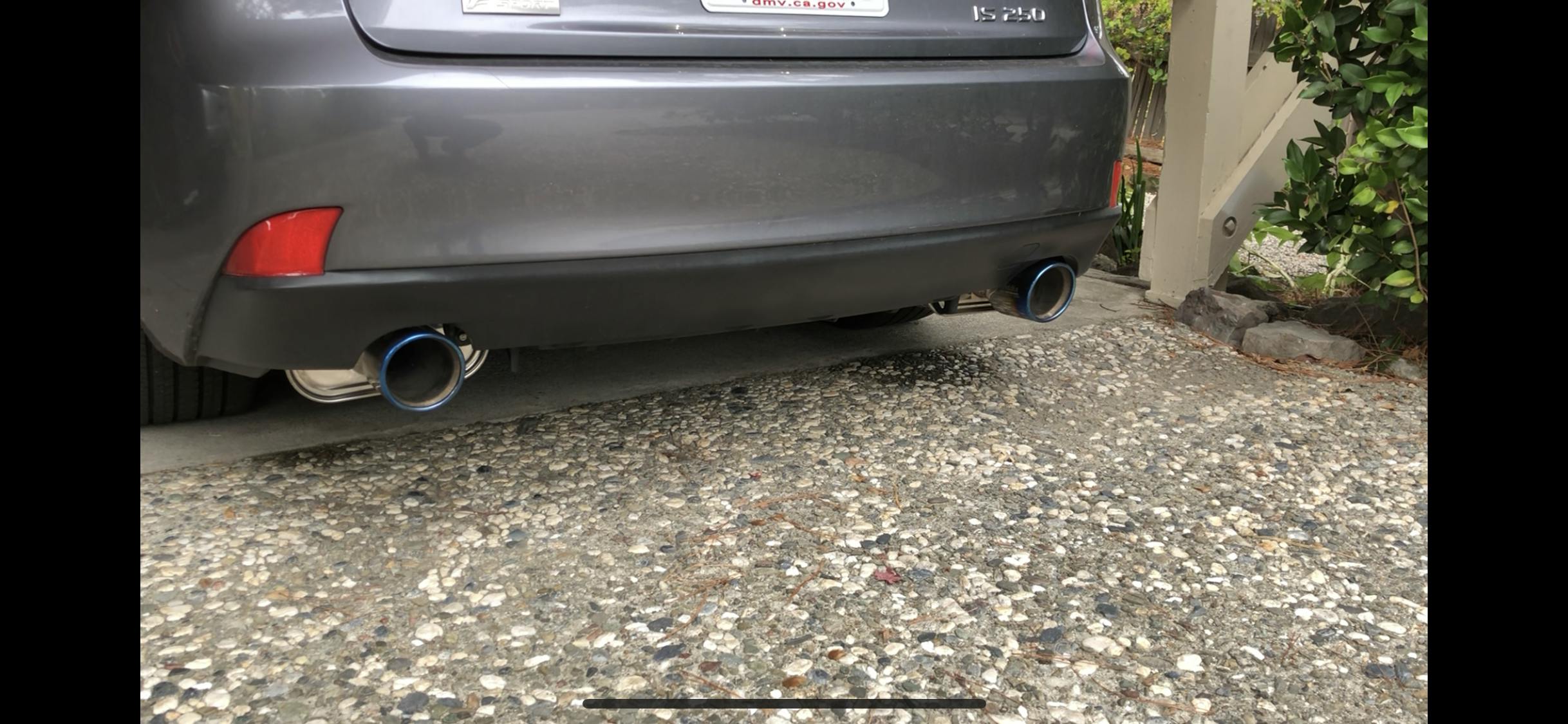 Invidia Q300 Axle Back Exhaust Titanium Tips Lexus IS250 / IS350 1415 Import Image Racing